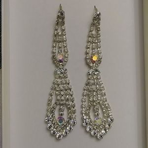 Beautiful rhinestone earrings